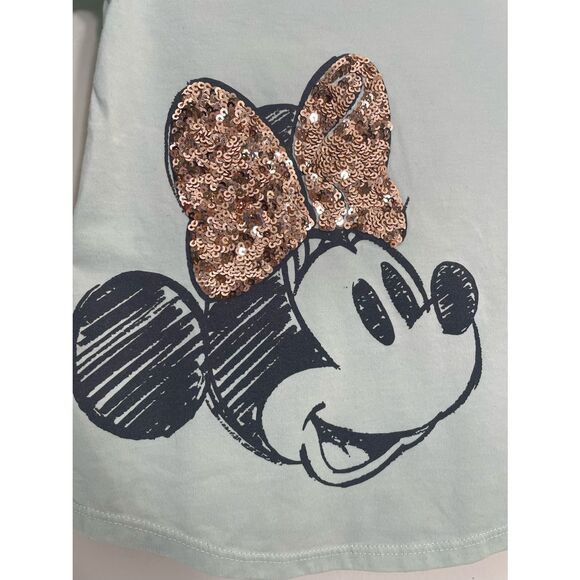 Disney Jumping Beans Size 6x Girls Long Sleeve Sequin Stretch Minnie Mouse Shirt - Picture 4 of 5